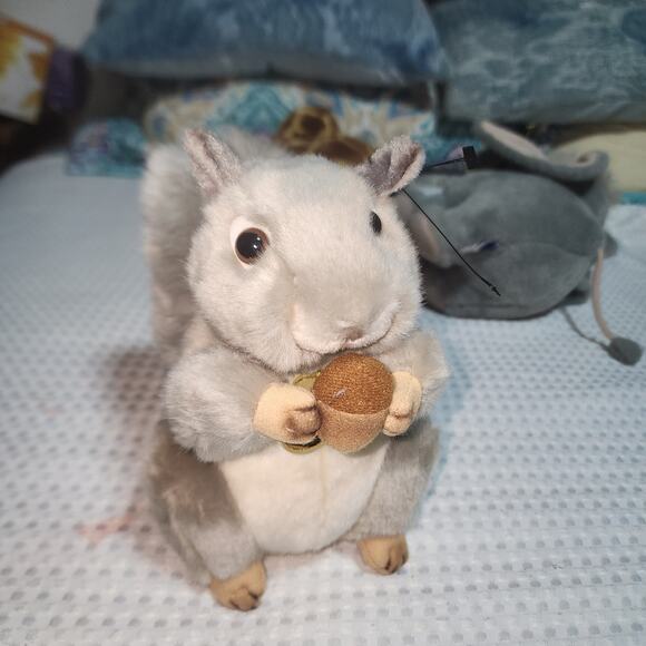Aurora Other - AURORA MIYONI EUC 8" STUFFED SQUIRREL WITH NUT ANIMAL STUFFED